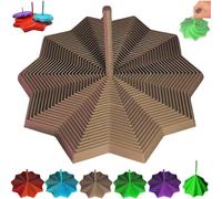 1PC 3DPrinted Expanded FidgetStar,Expandable FractalFidget Hexagon With Handle,Honeycomb Whirling SpiralDesign,Fractal-Hexagon-Fidget Toys Adults,for Christmas, Birthday Gifts