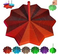 1PC 3DPrinted Expanded FidgetStar,Expandable FractalFidget Hexagon With Handle,Honeycomb Whirling SpiralDesign,Fractal-Hexagon-Fidget Toys Adults,for Christmas, Birthday Gifts