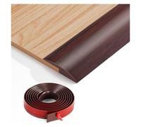 1pc 3metersX3.5cm Professional Carpet to Tile Floor Transition Strip Self Adhesive Cuttable Threshold Cover Household Doorway Suitable for Connecting Floor Gaps(Red Oak)