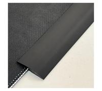 1pc 3metersX3.5cm Professional Carpet to Tile Floor Transition Strip Self Adhesive Cuttable Threshold Cover Household Doorway Suitable for Connecting Floor Gaps(Black)