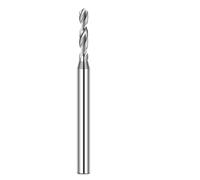 1pc 3mm Shank Twist Drill Bit Diameter 0.3-2mm Carbide Alloy Drills 2 Flutes Tungsten Steel Router Bits Cnc Tools(0.75xD3x38L)