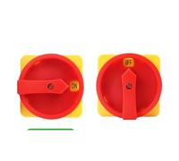 1pc 3P 4P 25A/32A/40A/63A LW30 Changeover Switch Padlock Disconnect Selector With ON-OFF Panel 440V Power Control(4P 40A)