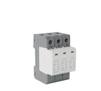 1pc 3P SPD Surge Protector Solar PV Surge Protective Device Din Rail 1200V 40KA Surge Arrester Protector(3P 1200V with RC)