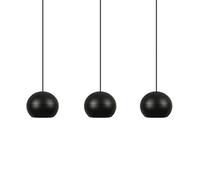 1pc/3pc Black Sphere Single Head 8w Aluminum Bedroom BedHead LED Modern Adjustable Cord Pendant Light Warm Light Dinning Room Milk Tea Shop Ceiling Hanging Lamp Fixture