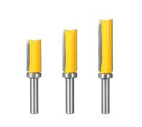 1PC/3PCS/4PCS 8MM Shank 12MM 12.7MM 14MM Pattern Bit Router Carbide Woodworking Milling Cutter For Wood Face Mill End(8x14 3pcs)