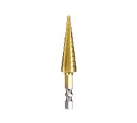 1PC/3PCS/4PCS Step Drill Bit 3-13 4-12 4-20 4-32mm HSS Titanium Coated Wood Metal Hole Cutter Cone Drills(1pc 3-13mm)