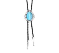 1pc/3PCS Bolo Tie For Male Western Cowboy Necktie With Gemstones Buckle Ornaments Masquerades Costume Supply Bolo Tie For Male Supply Ties Western Cowboy