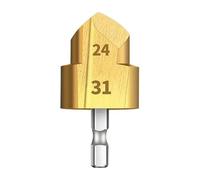 1PC/3PCS Lifting Stepped Drill Bit HSS Step Drill Head Hex Shank Hole Opener Core Drill Bits For Water Pipe Reaming(1PCS 24-31)