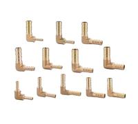 1pc 4-25mm Brass Double Pagoda Elbow Barb Reducer Connector Hose Pipe Fitting Copper Joint Water Irrigation Adapter(12mm to 10mm)