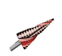 1pc 4-32 High Hardness Pagoda Drill Bits Drilling Holes Stainless Steel Metal Tawny Double Groove Cone-Shaped Cobalt Containing