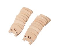 1PC 4/4 3/4 1/2 1/4 1/8 Fiddle Maple Bridges Acoustic Electric Violin Replacment Fiddle Accessories (Color : 10PCS 1-2)