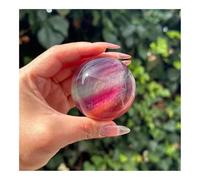1pc 4-5cm Rainbow Fluorite Crystal Sphere