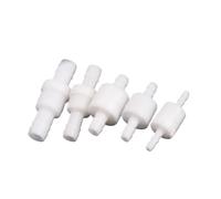 1pc 4/6/8/10/12mm Pressure Type Plastic Check Valve One-Way Pagoda Inline Non-Return Gas Liquid Water Fluid Stopper(8mm)