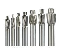 1PC 4 Flute HSS Counterbore End Mill M3-M16 Pilot Slotting Tool Milling Cutter Countersink End Mills CNC Machine Milling Tool-1PC M4