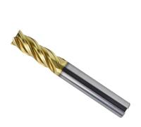 1pc 4 Flutes Carbide Flat Spiral End Mill Specially For Titanium And Alloy 6mm 8mm Shank Cnc Milling Cutter(TT4E-D4.0-H4)