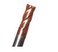 1pc 4 Flutes Rough Machining Milling Cutter HRC60 Solid Carbide Roughing End Mill 3~20mm CNC Tungsten Steel(D5x13x5Dx50L)