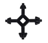 1PC 4-in-1 Drill Chuck Key - Universal Chuck Key for Electric Drill - Multifunctional Steel Chuck Key for Tightening and Loosening - Fits Most Power Tools (12.7mm-14mm-16mm-16.5mm)