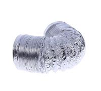 1pc 4 Inch 100mm Ventilator Pipe PVC Aluminum Tube Air Ventilation Pipe Hose Flexible Exhaust Duct 3/2M Air System Vent Bathroom