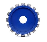1pc 4 Inch Diamond Tuck Point Blade R6 Fluting Wheel Wall Floor Grinding Cutting Disc Sintered for Granite Marble Concrete