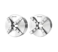 1pc 4-Jaw K12-80/100/125/130/160/200/250mm Self-Centering Linkage Lathe Chuck with Chuck Wrench for CNC Rounter Engraving Milling(K12-125)