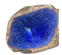 1pc 400-450g Azurite for Decoration Crystal Quartz Goethite Multiple Ore Symbiotic Clusters