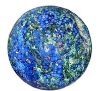 1pc 400-500g Blue Malachite Crystal Orb Gemstone Room Decoration Gift