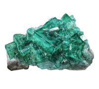 1pc 400-500g Green Fluorite Crystal Cluster Home Decoration Blue-Green Tinted Fluorite