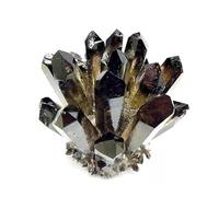 1pc 400-500g Tea Crystal Cluster Smokey Quartz Stones Home Decor