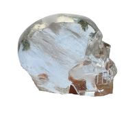 1pc 400-600g White Skulls Carved Decorations Room Office Ornaments