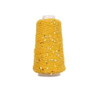1pc 400m Glitter Metallic Thread for Hand Knitting - Sequined Cotton Yarn Shiny Sparkly DIY Craft for Crochet Embroidery(12)