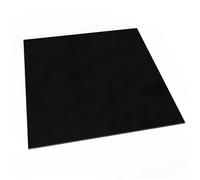 1Pc 400X400mm Black Plastic Sheet Thickness 3Mm-20Mm Hard PP for DIY Craft And Model Making(4mm)
