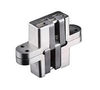 1pc 4014 304 Stainless Steel Hidden Hinges 13x45MM Invisible Concealed Folding Door Hinge Screw for Furniture Hardware