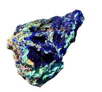 1pc 410-500g Blue Malachite Crystal Clusters Gemstones Spiritual Room Decoration Gemstone Stone