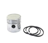 1pc 42mm 47mm 48mm 51mm Air Compressor Piston With 3pcs Piston Rings Set Oil Ring Compatible With Air Pump Accessories Metal Pneumatic Parts(51 piston 51 rings)