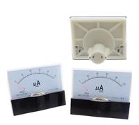 1pc 44C2-A 0-50uA 100uA 500uA Pointer type micro-ampere meter Class 1.5 Analog Amperemeter Panel Meter Gauge(100UA)
