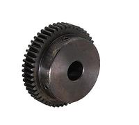 1pc 45 Carbon Steel Spur Gear - 50-58T Pinion Gear with 6-15mm Bore for Mechanical Transmission and Industrial Use(54 Teeth 6mm Bore)