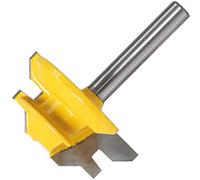1Pc 45 Degree Lock Miter Router Bit 6mm Shank Woodworking Milling Cutter Tool Drilling Milling For Wood Carbide Alloy