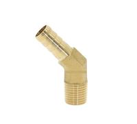 1pc 45° Elbow Brass Pipe Connector 1/8" 1/4" BSP Male 8-12mm Hose Barb Adapter Garden Irrigation Water Pump Water Pipe Accessory(12mm-02)