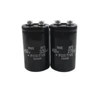1pc 450V 220UF 450V330UF 470UF 680UF 820UF 500V1000UF Size: 50 * 80mm Black Screw Foot Capacitors(450V 470UF)