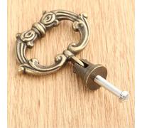 1Pc 47 * 42mm Antique Bronze Furniture Handle Zinc Alloy Cabinet Knobs and Handles Kitchen Drawer Cupboard Door Ring Pulls Handle