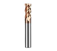 1pc 4Flutes Carbide End Mill HRC55 Alloy Coating CNC Milling Cutter For Stainless Steel 1-20MM(12X35X12X75)