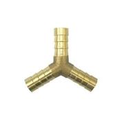 1pc 4mm 5mm 6mm 8mm 10mm 12mm 14mm 16mm 19mm 25mm Hose Barb Brass Barbed Straight Elbow Tee Y 2 3 4 Way Pipe Fitting Connector(Y 3 Way,16mm)
