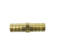 1pc 4mm 5mm 6mm 8mm 10mm 12mm 14mm 16mm 19mm 25mm Hose Barb Brass Barbed Straight Elbow Tee Y 2 3 4 Way Pipe Fitting Connector(Straight 2 Way,19mm)