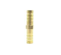 1PC 4mm 5mm 6mm 8mm 10mm 12mm 14mm 16mm 19mm 25mm Hose Barb Straight 2 Way Brass Barbed Pipe Fitting Coupler Connector Adapter(19mm OD)