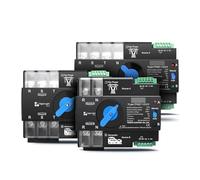 1pc 4P L N 110V-120V 125A Din Rail 3 phase Dual Power Automatic Transfer Electrical Selector Switch Uninterrupted TOQ7