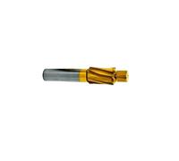 1pc/4pcs/5pcs6pcs/7pcsPiloted Counterbore Cutter HSS Flat Bolt Hole Cap Screw Countersink Milling Tool 4 Flutes Pilot M3 M20 Spot Router Slot Drill(Coated counterbore,5 PCS)