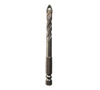 1PC/4PCS Cross Sharp Teeth Tungsten Steel Alloy Drill Bit Staggered Serrated Four-edged Bully All Ceramic Glass Marble Drilling(1Pcs 10mm)