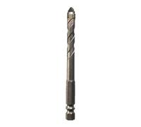 1PC/4PCS Cross Sharp Teeth Tungsten Steel Alloy Drill Bit Staggered Serrated Four-edged Bully All Ceramic Glass Marble Drilling(1Pcs 12mm)