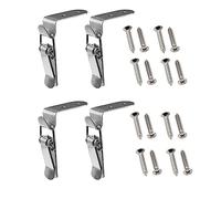1pc/4pcs Quick Release Clamp, 90 Degree Toggle Latch, 304 Stainless Steel Latch Pull Toggle for Wood Box Lock (Size : 4pcs B)