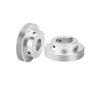 1pc 4PJ Aluminium Alloy Poly-V Pulley, 4 Grooves, Outer Diameter 45mm, Multi-Groove Pulley Transmission Parts, Bore 17mm